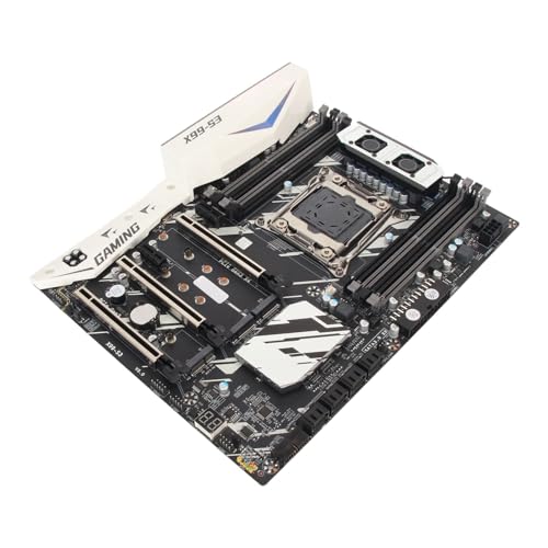 X99 Desktop-Motherboard, 4-Kanal-DDR4-256G-ATX-LGA2011-Motherboard mit Hochgeschwindigkeits-SATA3.0, Gigabit-Netzwerk für PC-Gaming-Arbeiten von Sxhlseller