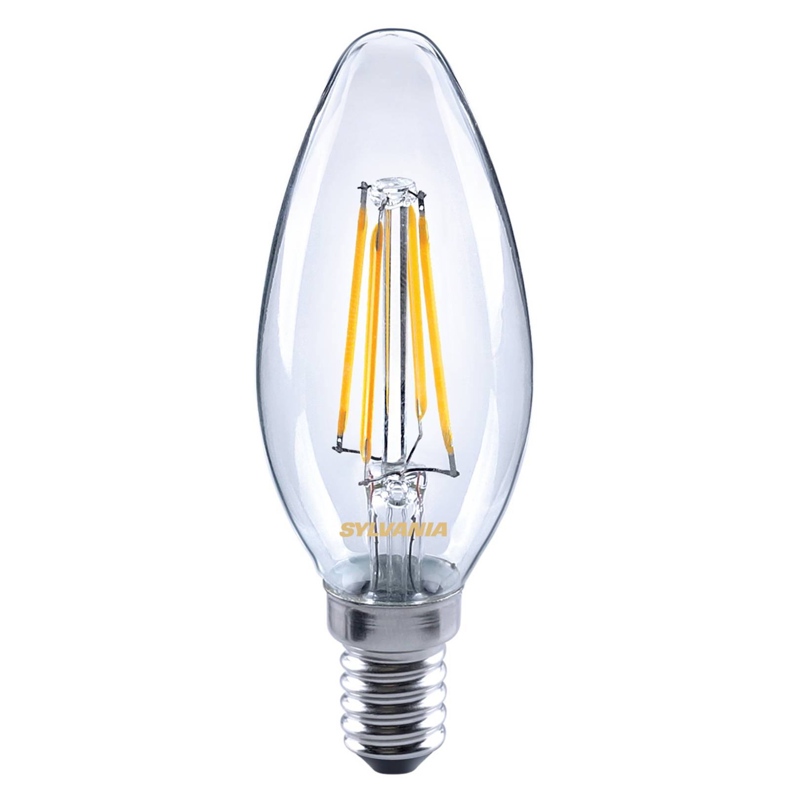 LED-Kerzenlampe E14 ToLEDo Filament 4,5W 827 klar von Sylvania