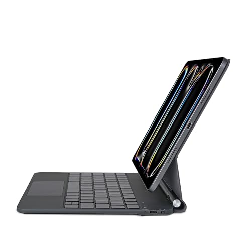 Synchro Bands Magische Tastatur für iPad 10. Generation 2022, schwebende magnetische Tastaturhülle, integriertes Multi-Touch-Trackpad, kompatibel mit iPad 10,9 Zoll 10. Generation, von Synchro Bands