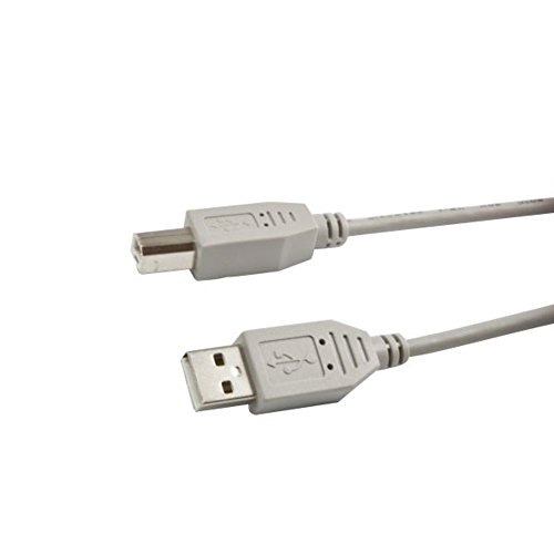 Synergy 21 s215188 5m USB A Stecker USB B Stecker USB Kabel - USB Datenkabel (5m, Grau USB A, USB B, Stecker/Stecker Kabel, 2.0, Grau) von Synergy 21