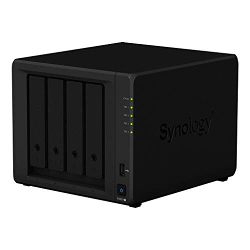 Synology DS920+ 4TB 4 Bay Desktop NAS System, installiert mit 4 x 1TB Western Digital Red Festplatten von Synology