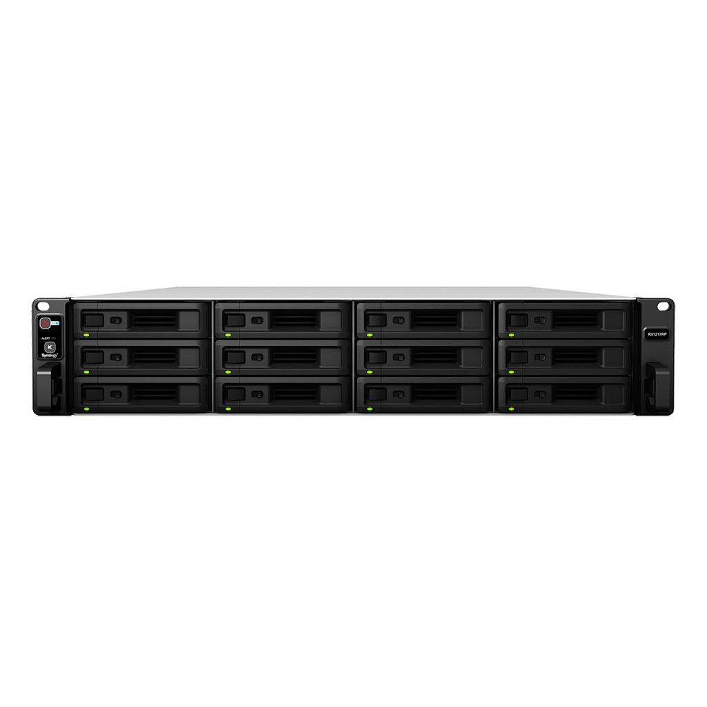 Synology Expansionseinheit RX1217 12-Bay B-Ware [0/12 3,5"/2,5" SATA HDD/SSD, 1x Infiniband-Port] von Synology