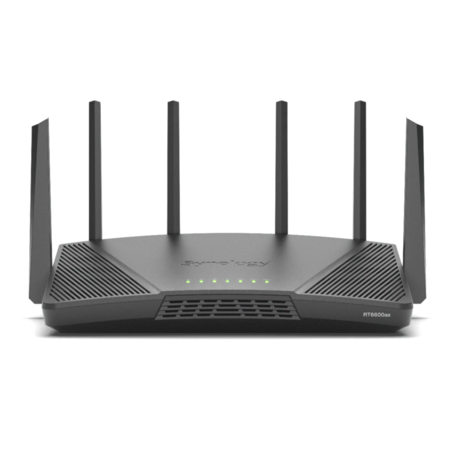 Synology RT6600ax WiFi 6 Router AX6600 Tri-Band, 1x 2.5GbE LAN, 3x GbE LAN von Synology