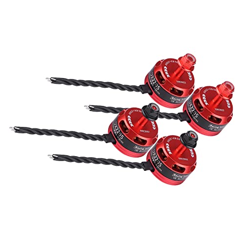 Syrisora 4 Stück DX2205 2300KV 2-4S bürstenloser Motor für X210 X220 250 280 300 RC Racing FPV-Drohne von Syrisora