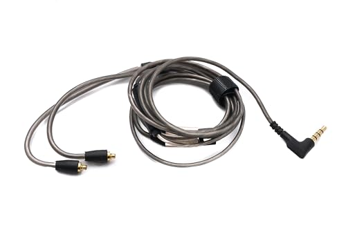 SYSTEM-S Audio Ersatz Kabel 120 cm AUX 3.5 mm Klinke Mikrofon für Sennheiser Kopfhörer AKG N5005 HD6XX IE 900 von System-S