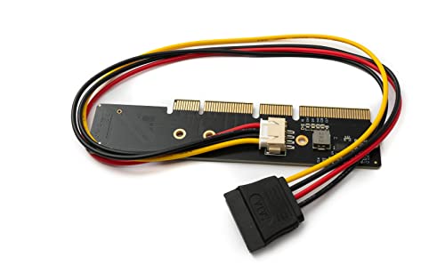 System-S NGFF Adapter M.2 Key NVME AHCI SSD zu PCI E 3.0 35 cm Kabel für 110 80 mm SSD von System-S