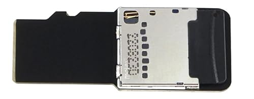 System-S SD Karte Adapter Micro SD Stecker zu Buchse Verlängerung Kabel in Schwarz von System-S