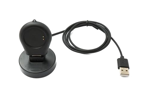 System-S USB 2.0 Kabel 93 cm Ladestation für OnePlus Watch Smartwatch in Schwarz von System-S