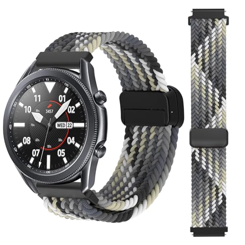 Syxinn 22mm Nylon Armband für Samsung Galaxy Watch 46mm/Galaxy Watch 3 45mm/Gear S3 Frontier/Classic Armband Uhrenarmband für Huawei Watch GT 2 46mm/GT 2 Pro/GT 2e/GT 3 46mm/GT 3 Pro 46mm/GT 4 46mm von Syxinn