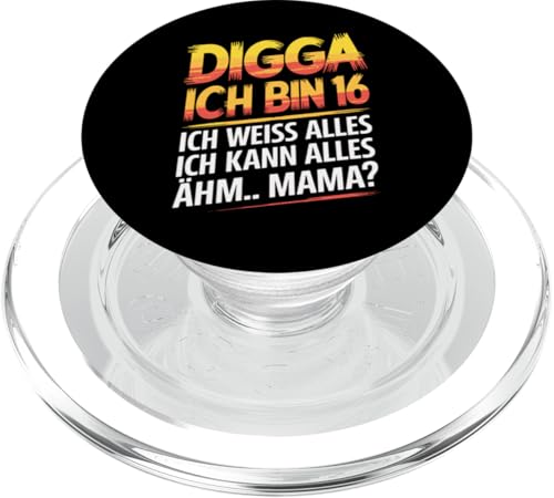 16. Geburtstag Junge Mädchen 16 Jahre 2009 Lustig Geschenk PopSockets PopGrip für MagSafe von T-Shirt 16. Geburtstag Junge Mädchen 16 Jahre Deko