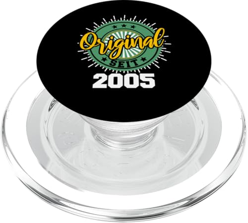 20. Geburtstag Mann Frau 20 Jahre 2005 Deko Lustig Geschenk PopSockets PopGrip für MagSafe von T-Shirt 20 Jahre Herren Damen 20. Geburtstag Deko