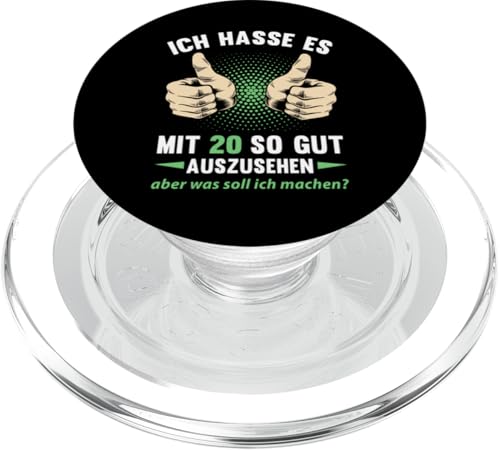 20. Geburtstag Mann Frau 20 Jahre 2005 Deko Lustig Geschenk PopSockets PopGrip für MagSafe von T-Shirt 20. Geburtstag Herren Damen 20 Jahre Deko