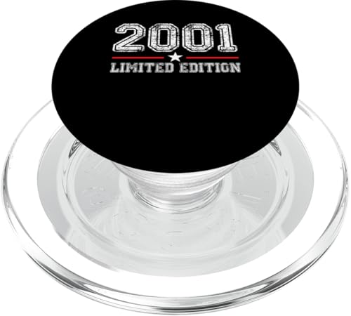 24. Geburtstag Mann Frau 24 Jahre 2001 Deko Lustig Geschenk PopSockets PopGrip für MagSafe von T-Shirt 24. Geburtstag Herren Damen 24 Jahre Deko