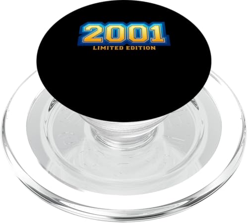 24. Geburtstag Mann Frau 24 Jahre 2001 Deko Lustig Geschenk PopSockets PopGrip für MagSafe von T-Shirt 24. Geburtstag Herren Damen 24 Jahre Deko