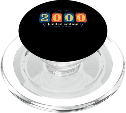 25. Geburtstag Mann Frau 25 Jahre 2000 Deko Lustig Geschenk PopSockets PopGrip für MagSafe von T-Shirt 25. Geburtstag Herren Damen 25 Jahre Deko