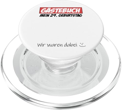 29. Geburtstag Mann Frau 29 Jahre 1996 Deko Lustig Geschenk PopSockets PopGrip für MagSafe von T-Shirt 29. Geburtstag Herren Damen 29 Jahre Deko