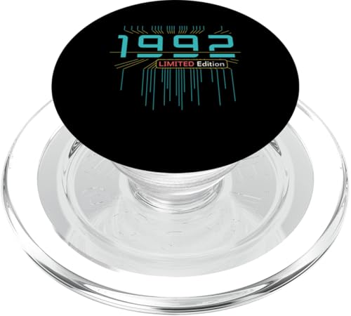 33. Geburtstag Mann Frau 33 Jahre 1992 Deko Lustig Geschenk PopSockets PopGrip für MagSafe von T-Shirt 33. Geburtstag Herren Damen 33 Jahre Deko