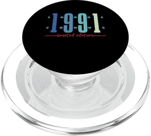 34. Geburtstag Mann Frau 34 Jahre 1991 Deko Lustig Geschenk PopSockets PopGrip für MagSafe von T-Shirt 34. Geburtstag Herren Damen 34 Jahre Deko