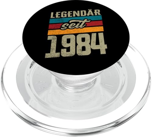 41. Geburtstag Mann Frau 41 Jahre 1984 Deko Lustig Geschenk PopSockets PopGrip für MagSafe von T-Shirt 41. Geburtstag Herren Damen 41 Jahre Deko