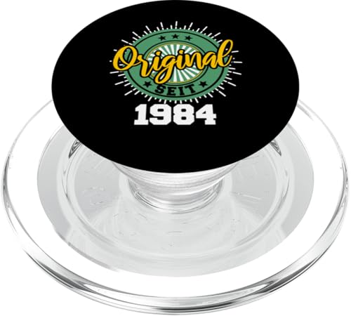 41. Geburtstag Mann Frau 41 Jahre 1984 Deko Lustig Geschenk PopSockets PopGrip für MagSafe von T-Shirt 41. Geburtstag Herren Damen 41 Jahre Deko