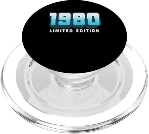 45. Geburtstag Mann Frau 45 Jahre 1980 Deko Lustig Geschenk PopSockets PopGrip für MagSafe von T-Shirt 45. Geburtstag Herren Damen 45 Jahre Deko