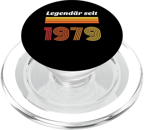 46. Geburtstag Mann Frau 46 Jahre 1979 Deko Lustig Geschenk PopSockets PopGrip für MagSafe von T-Shirt 46. Geburtstag Herren Damen 46 Jahre Deko