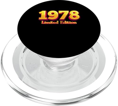 47. Geburtstag Mann Frau 47 Jahre 1978 Deko Lustig Geschenk PopSockets PopGrip für MagSafe von T-Shirt 47. Geburtstag Herren Damen 47 Jahre Deko