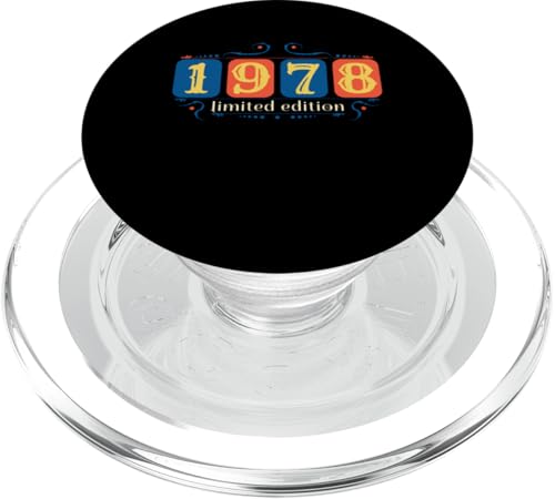 47. Geburtstag Mann Frau 47 Jahre 1978 Deko Lustig Geschenk PopSockets PopGrip für MagSafe von T-Shirt 47. Geburtstag Herren Damen 47 Jahre Deko