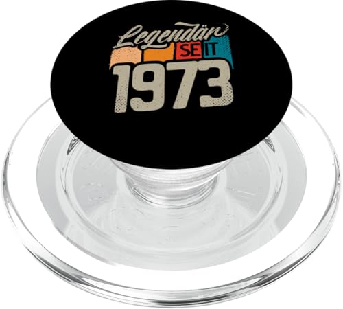 52. Geburtstag Mann Frau 52 Jahre 1973 Deko Lustig Geschenk PopSockets PopGrip für MagSafe von T-Shirt 52. Geburtstag Herren Damen 52 Jahre Deko