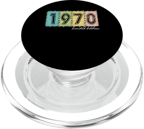 55. Geburtstag Mann Frau 55 Jahre 1970 Deko Lustig Geschenk PopSockets PopGrip für MagSafe von T-Shirt 55. Geburtstag Herren Damen 55 Jahre Deko