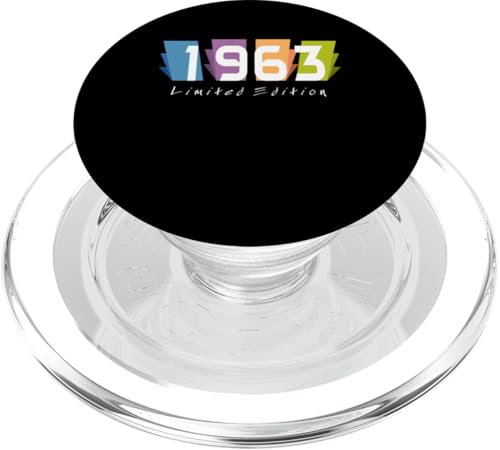 62. Geburtstag Mann Frau 62 Jahre 1963 Deko Lustig Geschenk PopSockets PopGrip für MagSafe von T-Shirt 62. Geburtstag Herren Damen 62 Jahre Deko