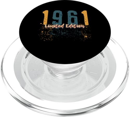 64. Geburtstag Mann Frau 64 Jahre 1961 Deko Lustig Geschen PopSockets PopGrip für MagSafe von T-Shirt 64. Geburtstag Herren Damen 64 Jahre Deko