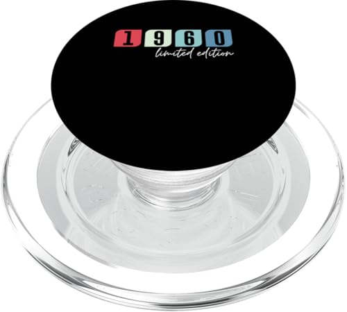 65. Geburtstag Mann Frau 65 Jahre 1960 Deko Lustig Geschenk PopSockets PopGrip für MagSafe von T-Shirt 65. Geburtstag Herren Damen 65 Jahre Deko