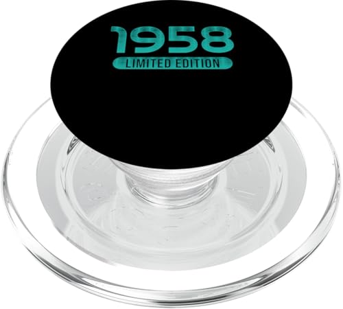 67. Geburtstag Mann Frau 67 Jahre 1958 Deko Lustig Geschen PopSockets PopGrip für MagSafe von T-Shirt 67. Geburtstag Herren Damen 67 Jahre Deko