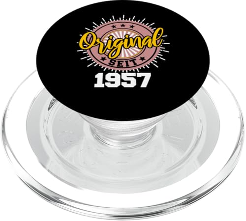 68. Geburtstag Mann Frau 68 Jahre 1957 Deko Lustig Geschen PopSockets PopGrip für MagSafe von T-Shirt 68. Geburtstag Herren Damen 68 Jahre Deko