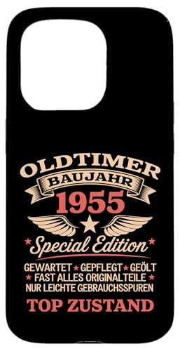 70. Geburtstag Mann Frau 70 Jahre 1955 Deko Lustig Geschenk Hülle für iPhone 15 Pro von T-Shirt 70. Geburtstag Herren Damen 70 Jahre Deko