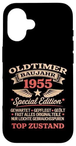 70. Geburtstag Mann Frau 70 Jahre 1955 Deko Lustig Geschenk Hülle für iPhone 16 von T-Shirt 70. Geburtstag Herren Damen 70 Jahre Deko