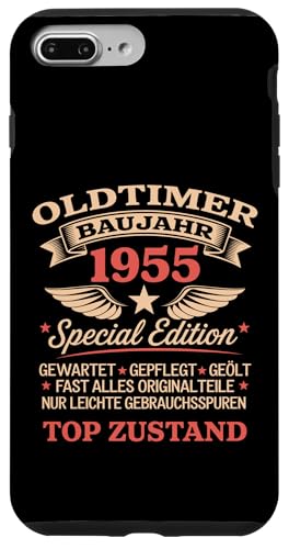 70. Geburtstag Mann Frau 70 Jahre 1955 Deko Lustig Geschenk Hülle für iPhone 7 Plus/8 Plus von T-Shirt 70. Geburtstag Herren Damen 70 Jahre Deko