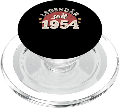 71. Geburtstag Mann Frau 71 Jahre 1954 Deko Lustig Geschenk PopSockets PopGrip für MagSafe von T-Shirt 71. Geburtstag Herren Damen 71 Jahre Deko