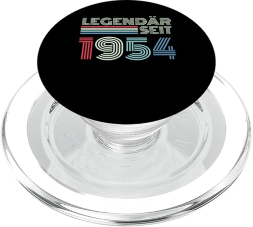 71. Geburtstag Mann Frau 71 Jahre 1954 Deko Lustig Geschenk PopSockets PopGrip für MagSafe von T-Shirt 71. Geburtstag Herren Damen 71 Jahre Deko