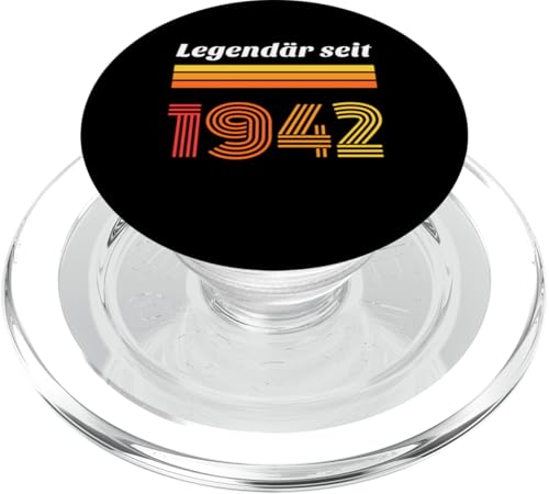 83. Geburtstag Mann Frau 83 Jahre 1942 Deko Lustig Geschenk PopSockets PopGrip für MagSafe von T-Shirt 83. Geburtstag Herren Damen 83 Jahre Deko