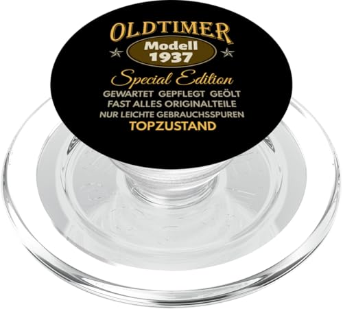 88. Geburtstag Mann Frau 88 Jahre 1937 Deko Lustig Geschenk PopSockets PopGrip für MagSafe von T-Shirt 88. Geburtstag Herren Damen 88 Jahre Deko