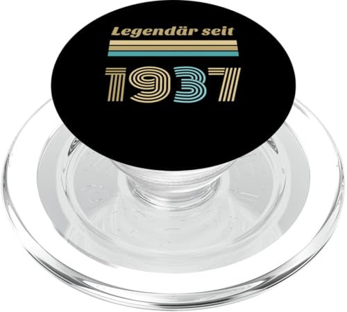 88. Geburtstag Mann Frau 88 Jahre 1937 Deko Lustig Geschenk PopSockets PopGrip für MagSafe von T-Shirt 88. Geburtstag Herren Damen 88 Jahre Deko