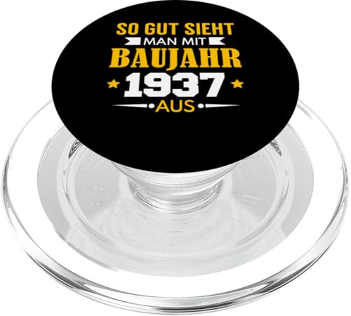 88. Geburtstag Mann Frau 88 Jahre 1937 Deko Lustig Geschenk PopSockets PopGrip für MagSafe von T-Shirt 88. Geburtstag Herren Damen 88 Jahre Deko