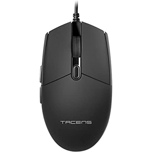 Tacens Anima AMG, Ergonomische Profi-Maus, Ultraleichtes Natürliches Design, 3200DPI, Mechanische HUANO Switches, Schwarz von TACENS ANIMA