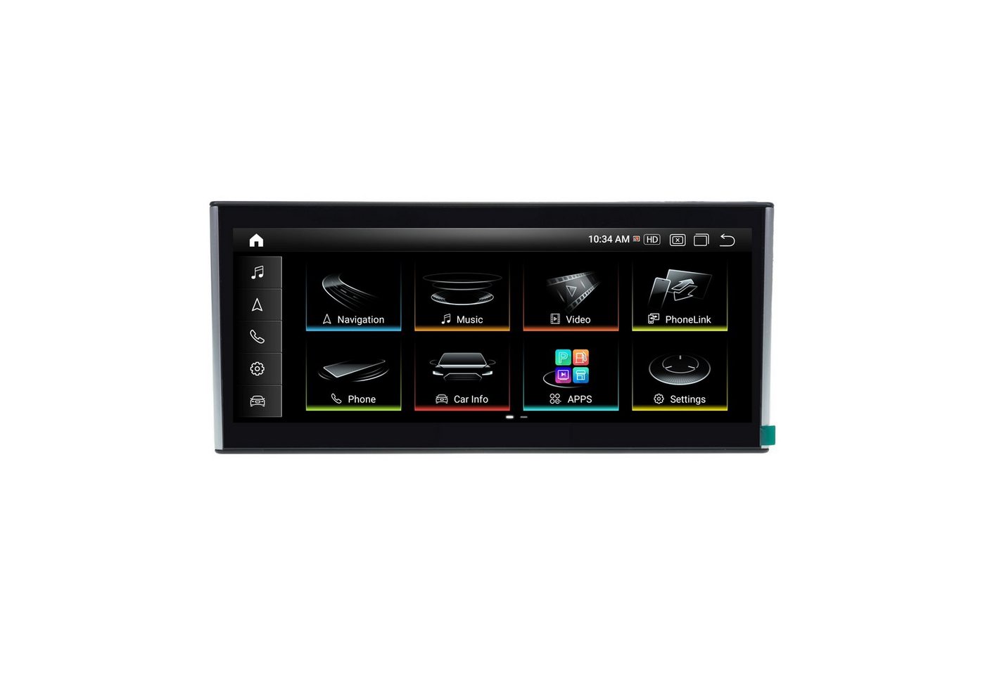 TAFFIO Für Audi A4 8K B8 A5 MMI 3G 12.3" Touchscreen Android GPS Navi Carplay Einbau-Navigationsgerät von TAFFIO