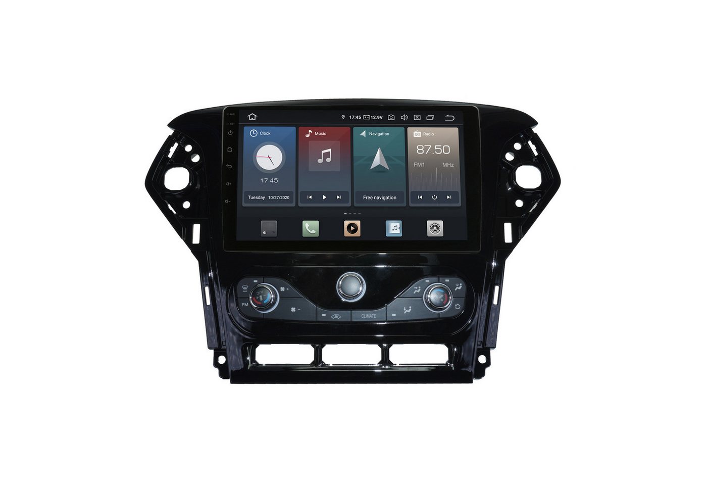 TAFFIO Für Ford Mondeo MK4 07-14 9" Touch Android Autoradio GPS CarPlay Einbau-Navigationsgerät von TAFFIO