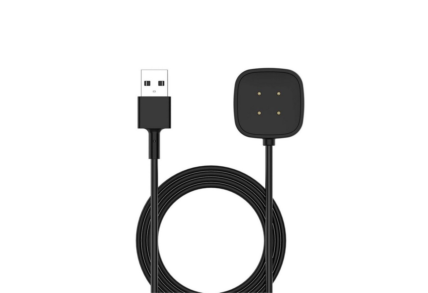 TAMEY USB-Ladekabel, Smartwatch-Ersatzkabel, für FitbitVersa3 sense, 1m magnetisches Ladekabel, Ausgangskurzschlussschutz, Überspannungsschutz, Überlastschutz von TAMEY