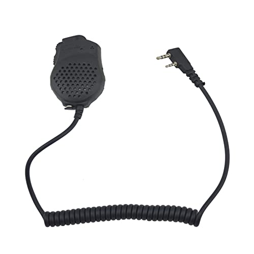 TANZWZGPKE Dual -T. Remote Hand-Lautsprecher. Mic Mikrofon for UV-82, UV-82HX, BF-888S, BF-UV5R, BF-UVB2 Plus UV-5R. Fit for Baofeng Fit for Pofort Walkie-Talkie-Mikrofon von TANZWZGPKE