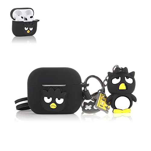 TAOCHEN Fall für AirPods 3rd Erzeugung Ohrhörer mit Puppe Anti Loss Seil- Stoßfester Schutz Cartoon Design Nette Fall Cover Kompatibel mit AirPods 3 von TAOCHEN